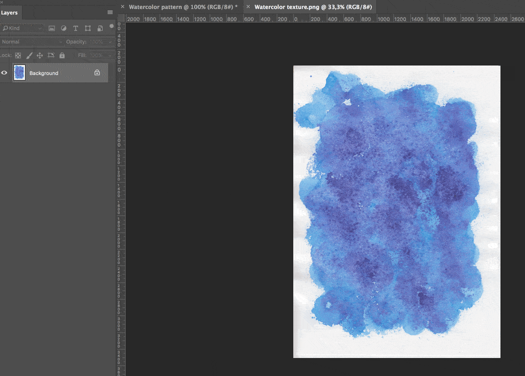 Resizing the layer to make the image sharper and cleaner
