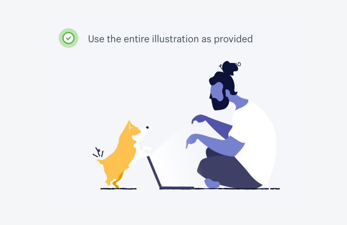 Part of Illustrations Guide from of Polaris, Shopify Design System