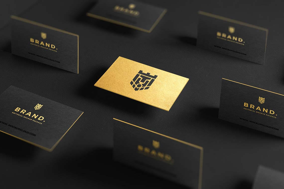 Download 💼 45 Best Free Business Card Mockup Templates You Could ...