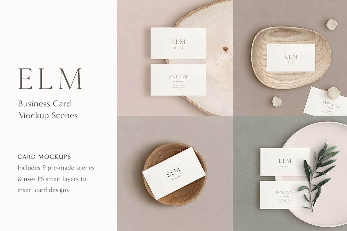 45 Best Free Business Card Mockup Templates You Could Ever Have