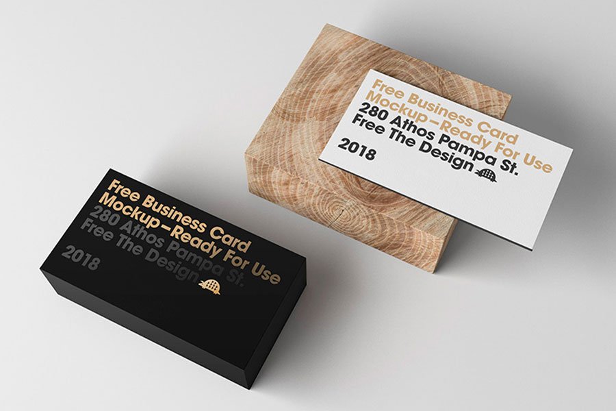 45 Best Free Business Card Mockup Templates You Could Ever Have