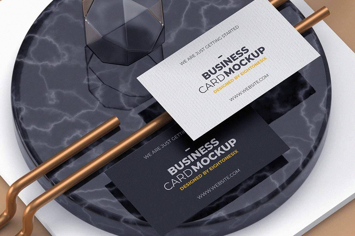 45 Best Free Business Card Mockup Templates You Could Ever Have