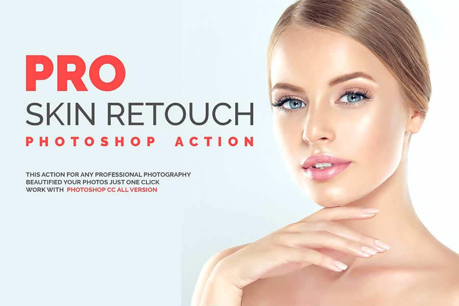 PRO Skin Retouch Photoshop Action