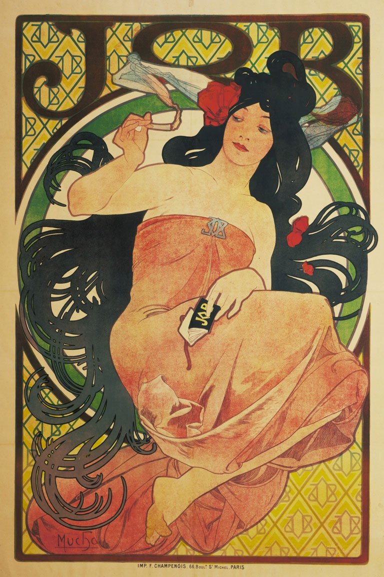 Alphonse Mucha. Job. 1897 (moma.org)