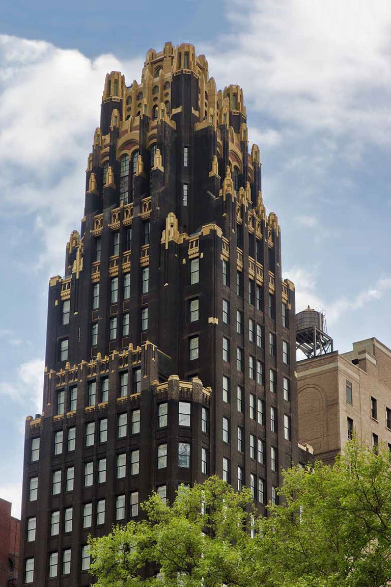 The American Radiator Building built in 1924