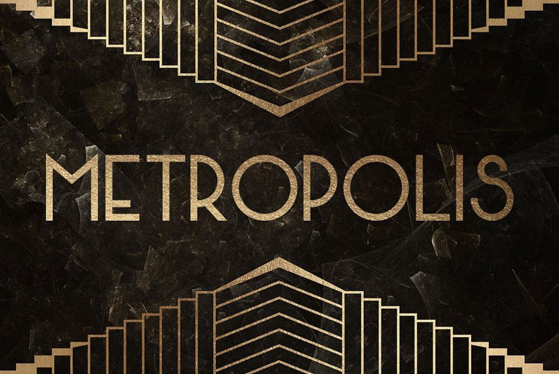 Metropolis Typeface by Mehmet Reha Tugcu