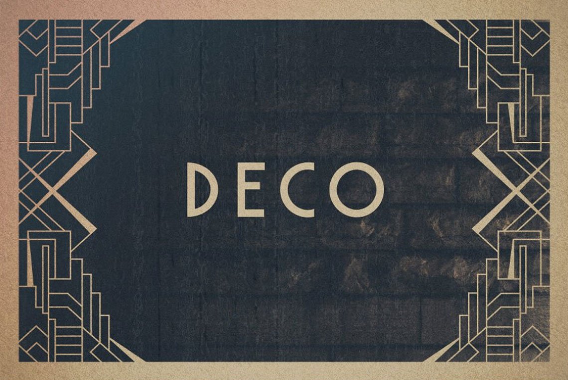 16 Art Deco Borders by Tugcu Design Co.