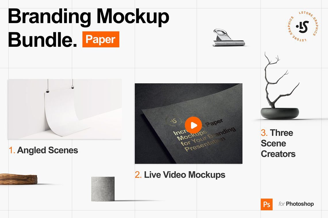 Branding Paper Mockup Bundle