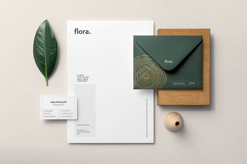 Flora Branding Mockup