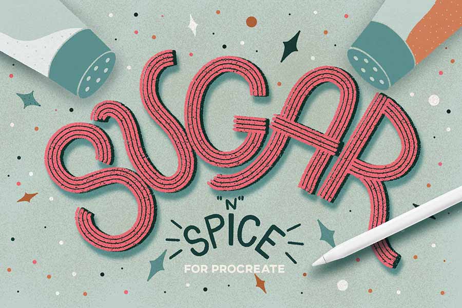 Sugar & Spice Brushes for Procreate