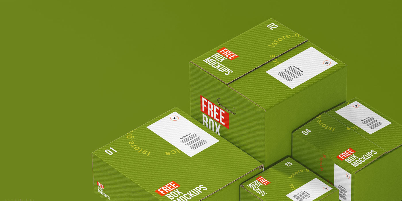 Download 30 Professional Box Mockups To Take Your Showcases To A New Level