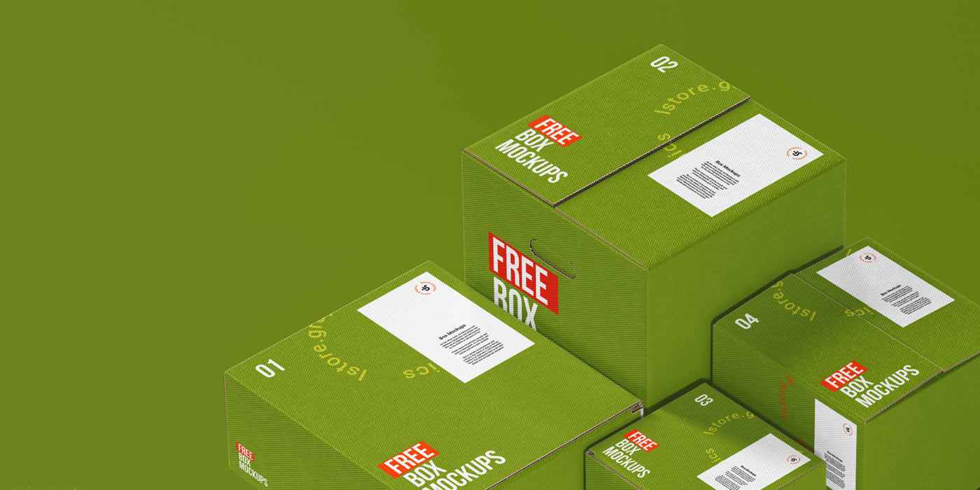 Download 30 Professional Box Mockups to Take Your Showcases To a ...