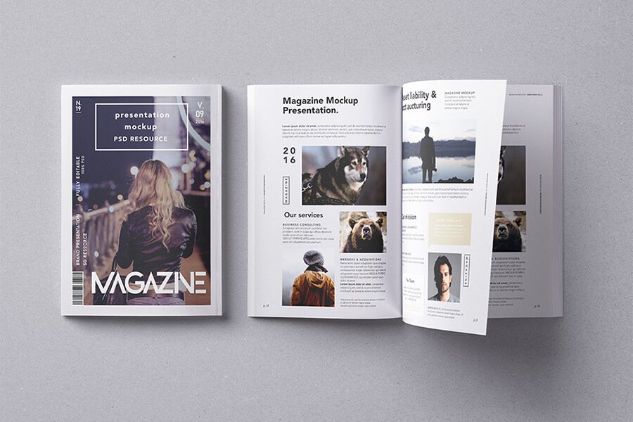 20 Best Free Premium Magazine Mockups The Designest