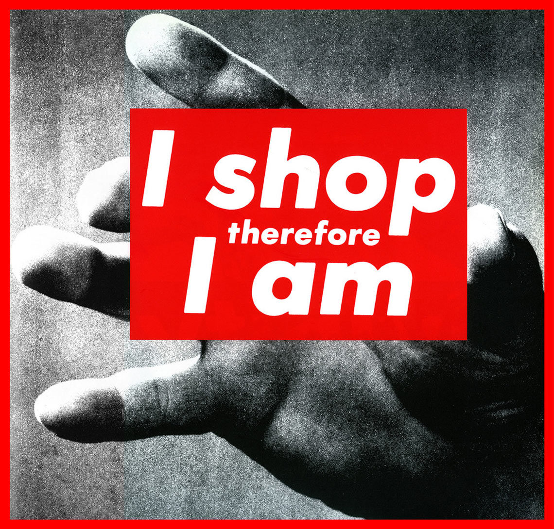 Untitled (I shop therefore I am), 1987 | via maryboonegallery.com