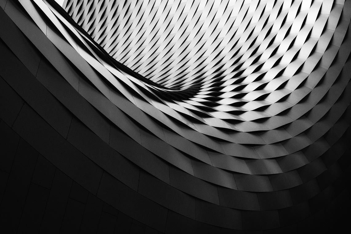 Abstract spiral pattern wallpaper by Samuel Zeller