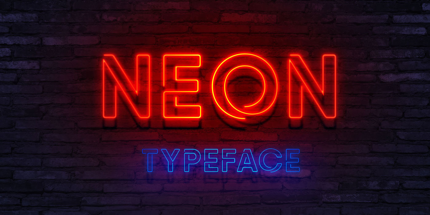 26 Cosmic Neon Fonts For Your Dope Designs The Designest