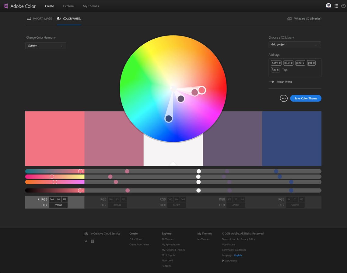 Color Wheel A Color Palette Generator Adobe Color Wheel Color | Sexiz Pix