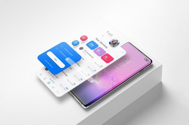 🚀 Free Galaxy S10 mockups: PSD & Sketch — The Designest