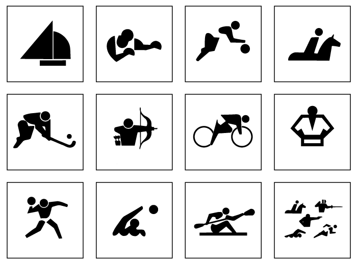 New Olympic Games Icons Dynamic Beauty And Respect To The Pioneers