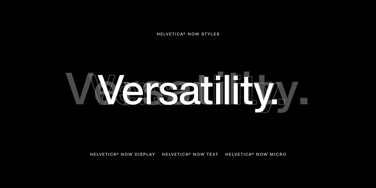 Monotype brings Helvetica Now
