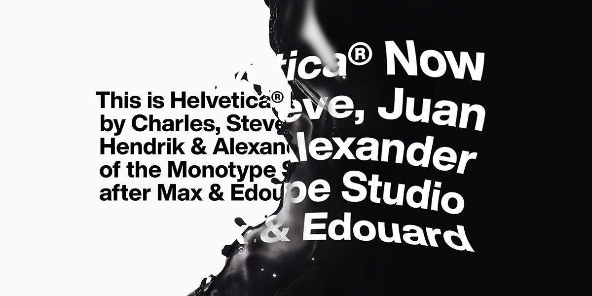 Monotype brings Helvetica Now