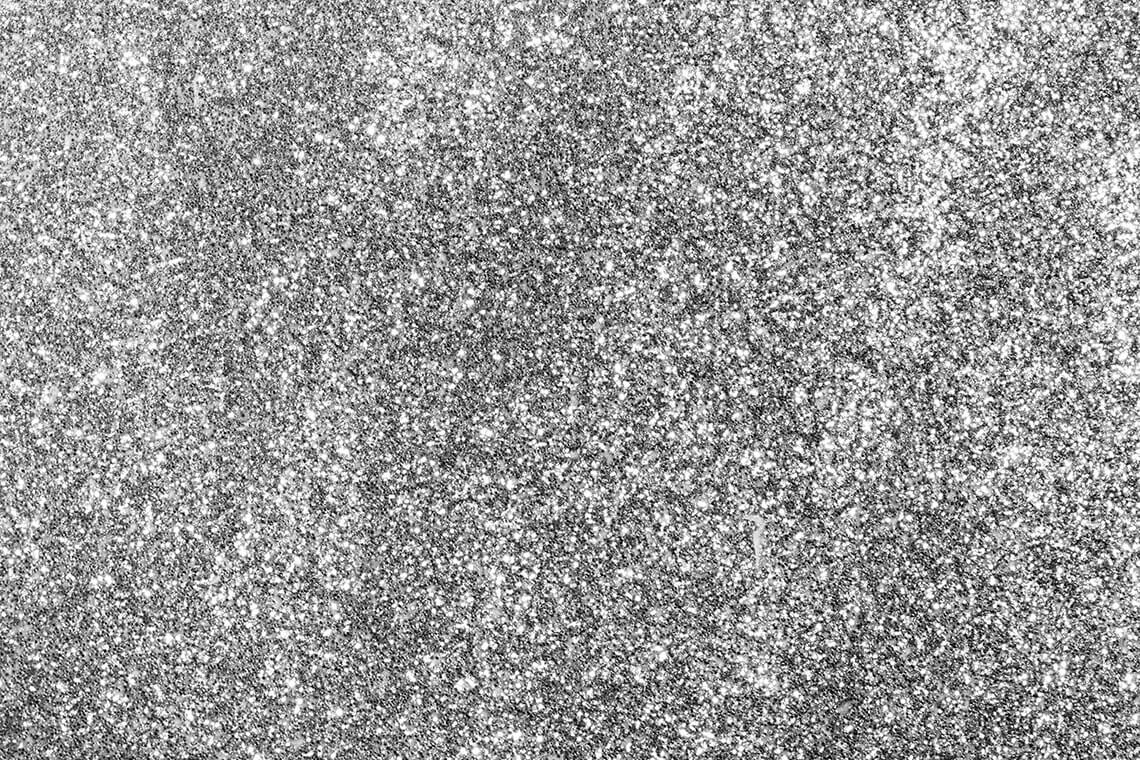Close-up Silver Glitter Background