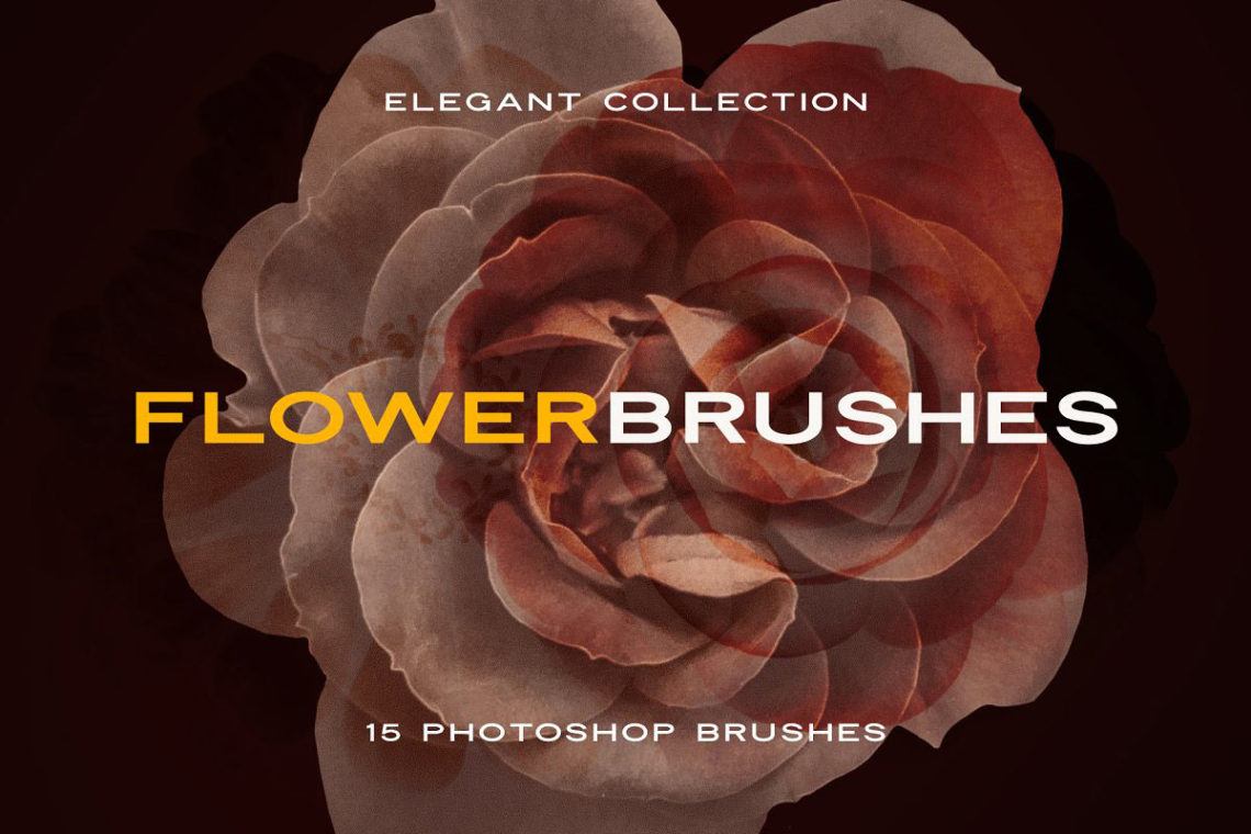 Elegant Flower: Free Photoshop Brushes — The Designest