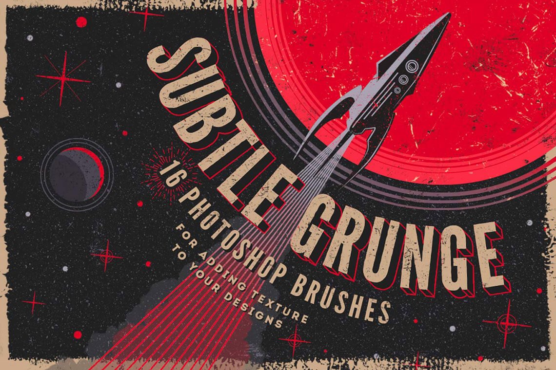 Grunge Photoshop Brushes Kit