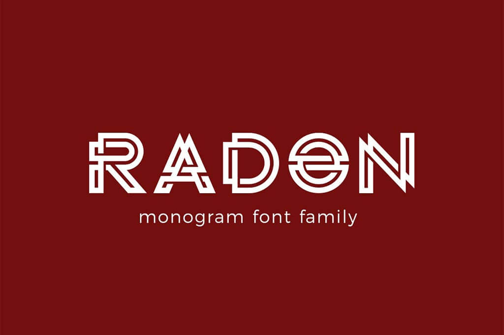 Radon Monogram Logo Font