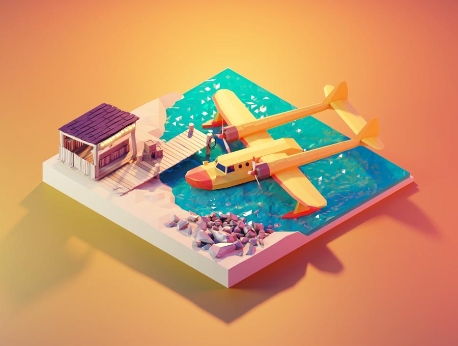 3D Art Tale Spin