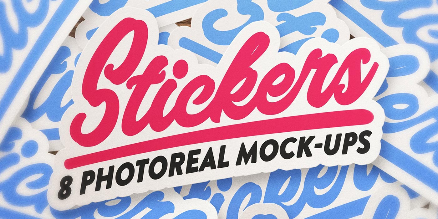 Download Free 85 Sticker Mockups To Unleash The Creativity The Designest PSD Mockup Template