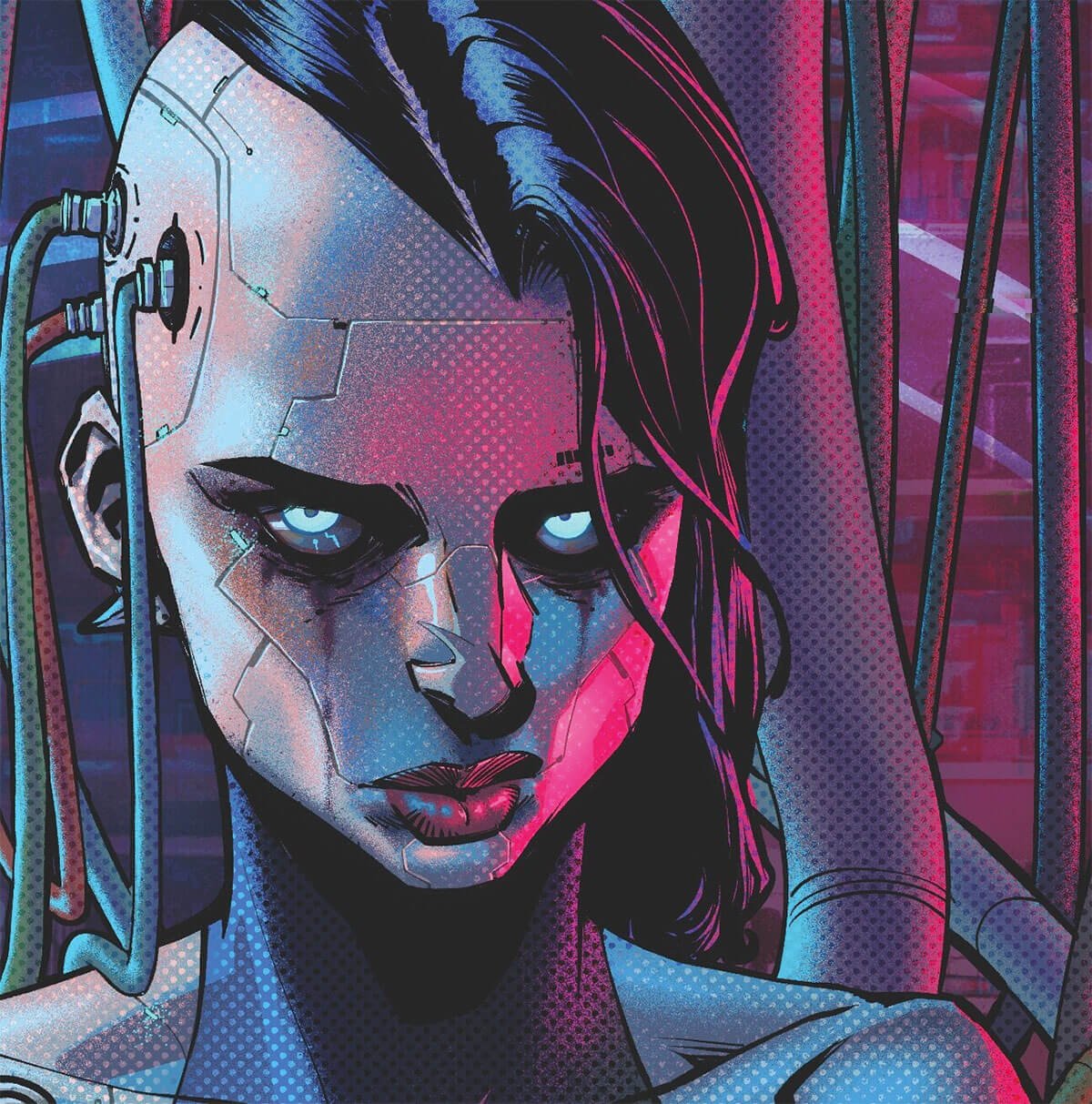 Cyborg Girl by Danny Kim