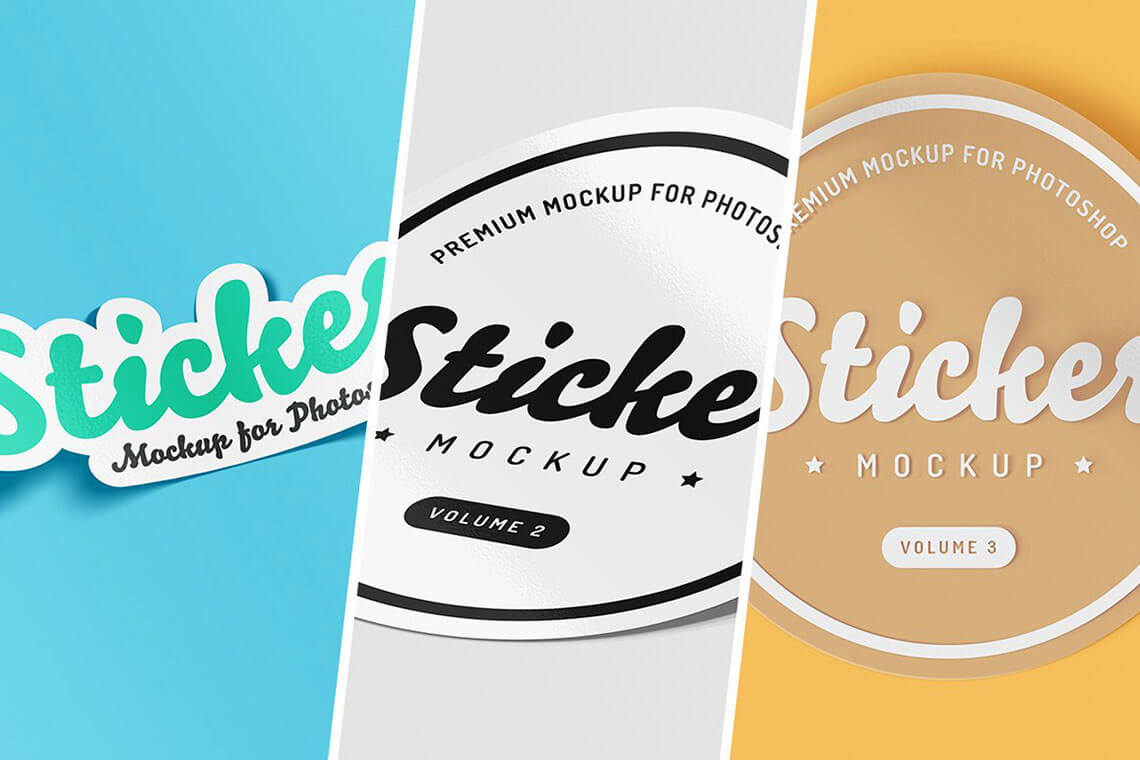Download 85 Sticker Mockups To Unleash The Creativity The Designest Yellowimages Mockups
