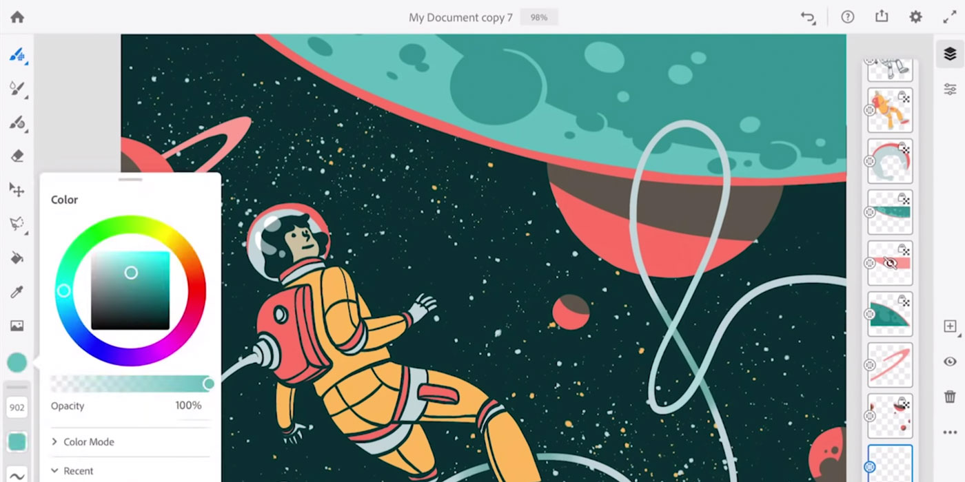 Adobe Fresco A Free App For The IPad Made To Beat Procreate