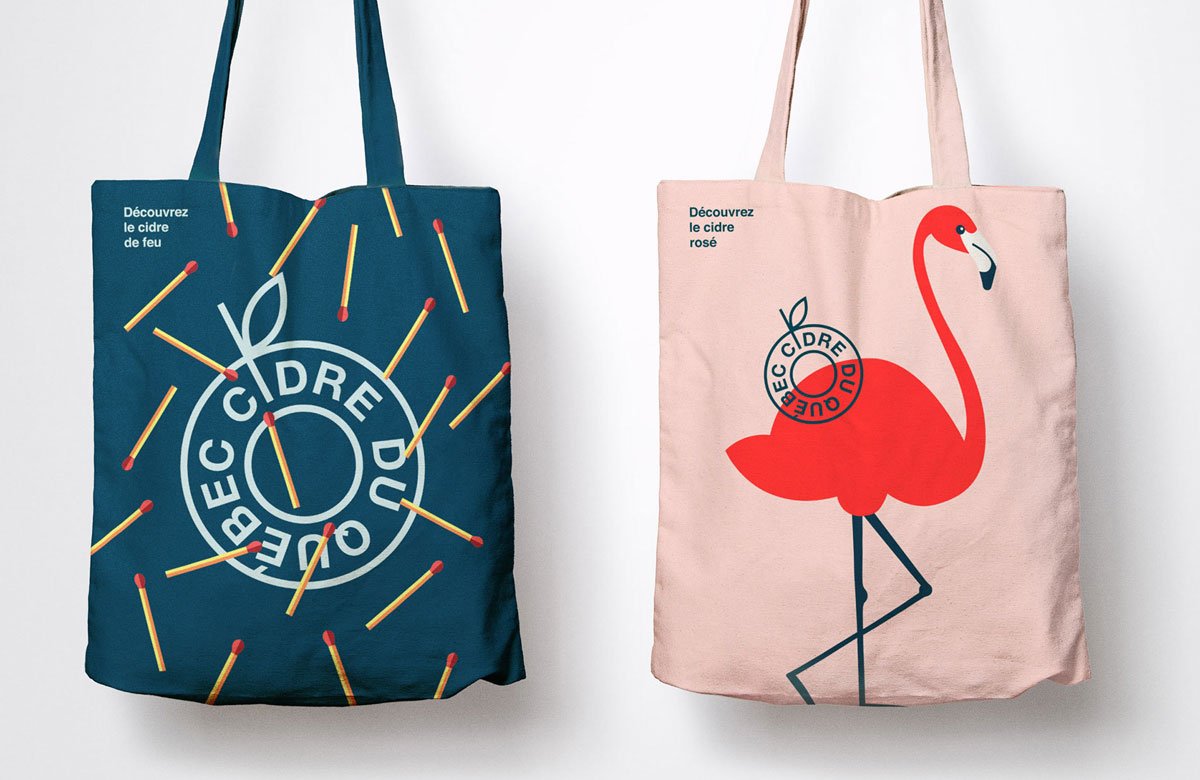 Corporate identity that tastes like fizzy apple