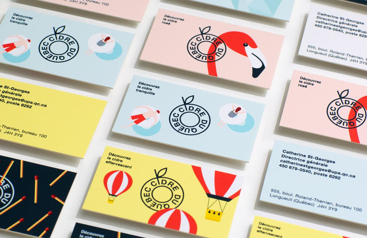 Corporate identity that tastes like fizzy apple