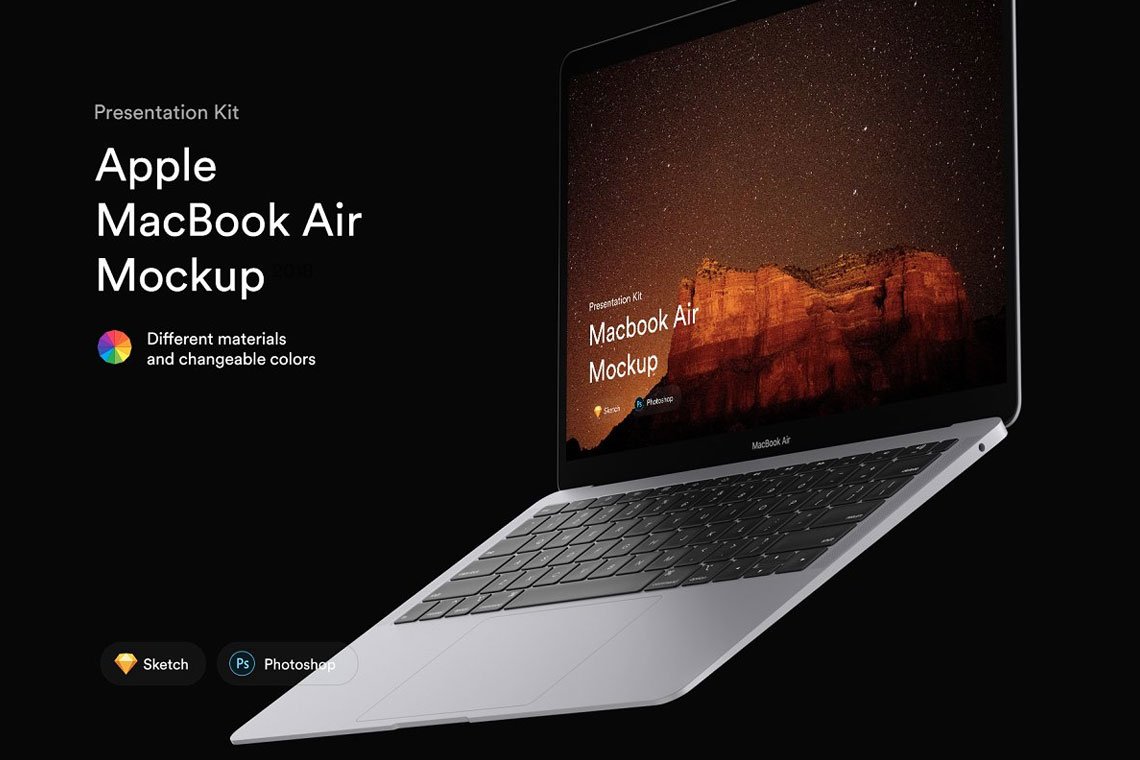 MacBook Air Mockups