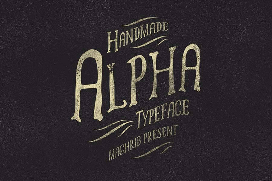Alpha Typeface