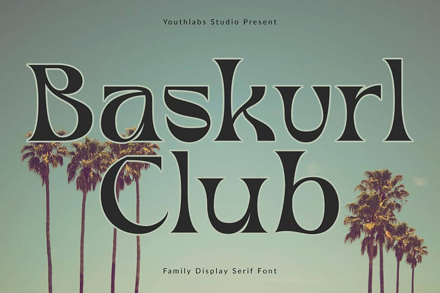 Baskvrl Club — Display Serif Font