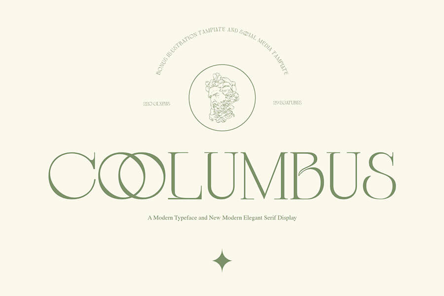Coolombus Serif Font