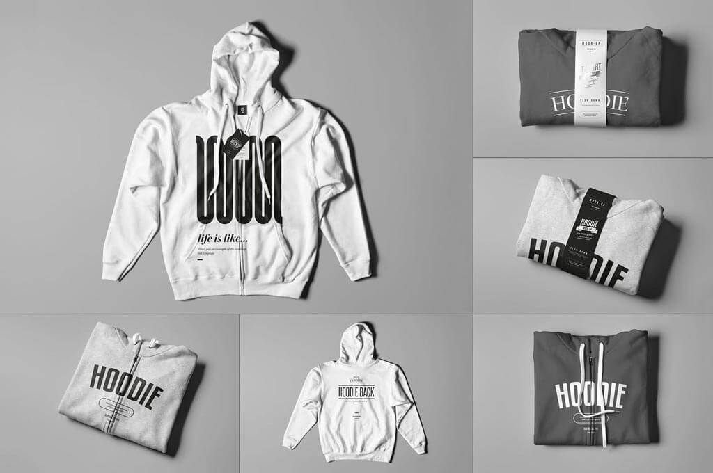 Download Front Back Hoodie Mockup Psd | Download Free and Premium ...