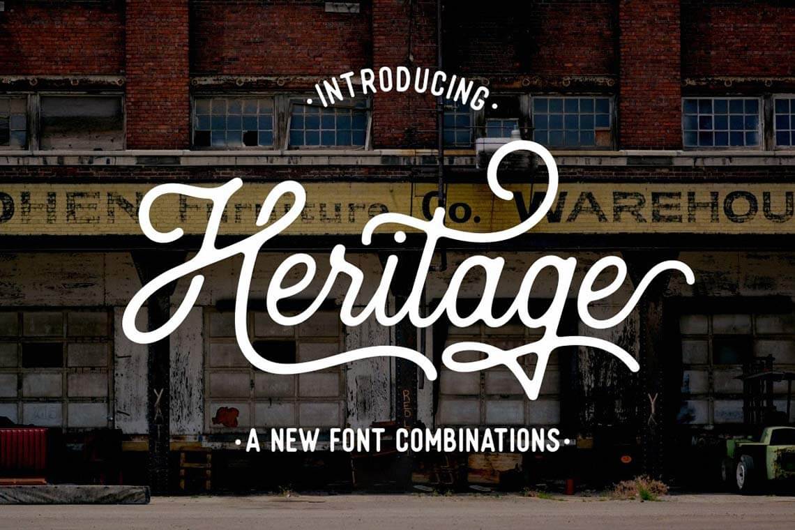 Heritage Font Combinations