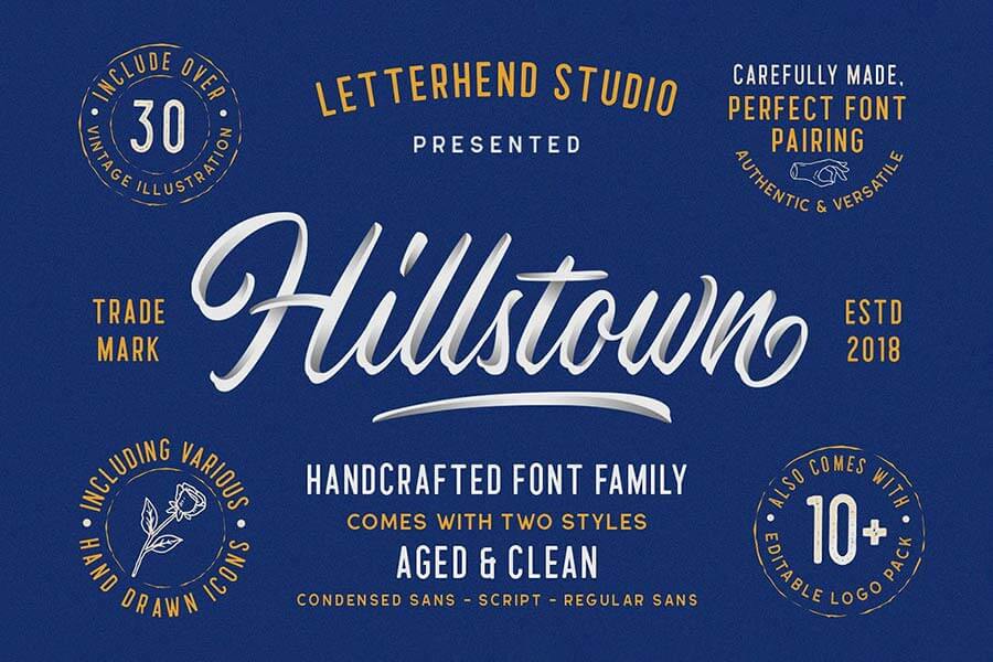 Hillstown Font Collection