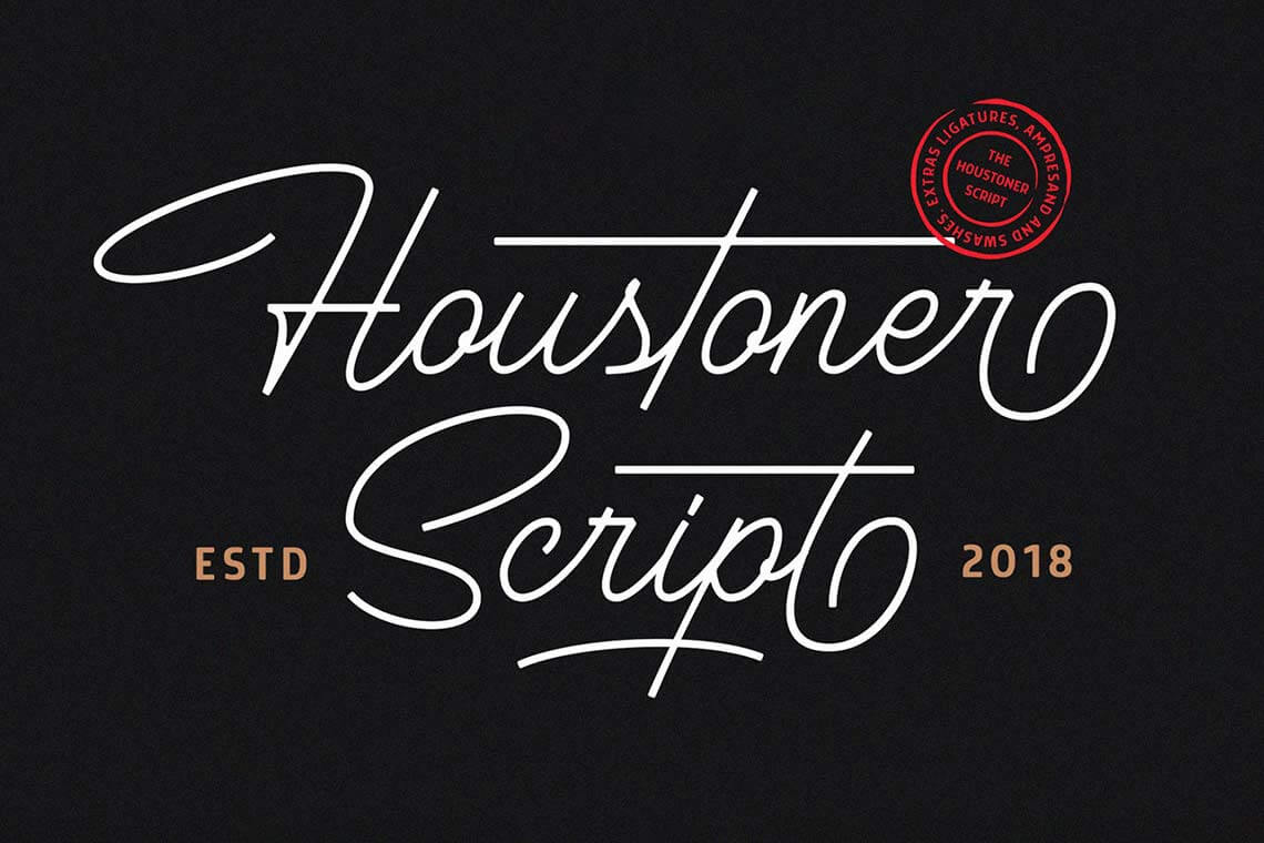 Houstoner Script Font