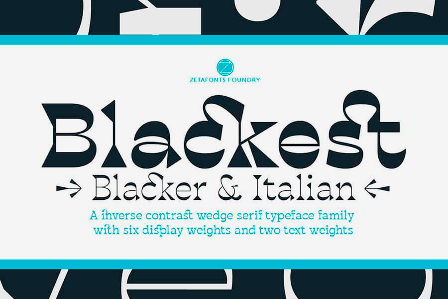 Italian Inverted Contrast Free Font