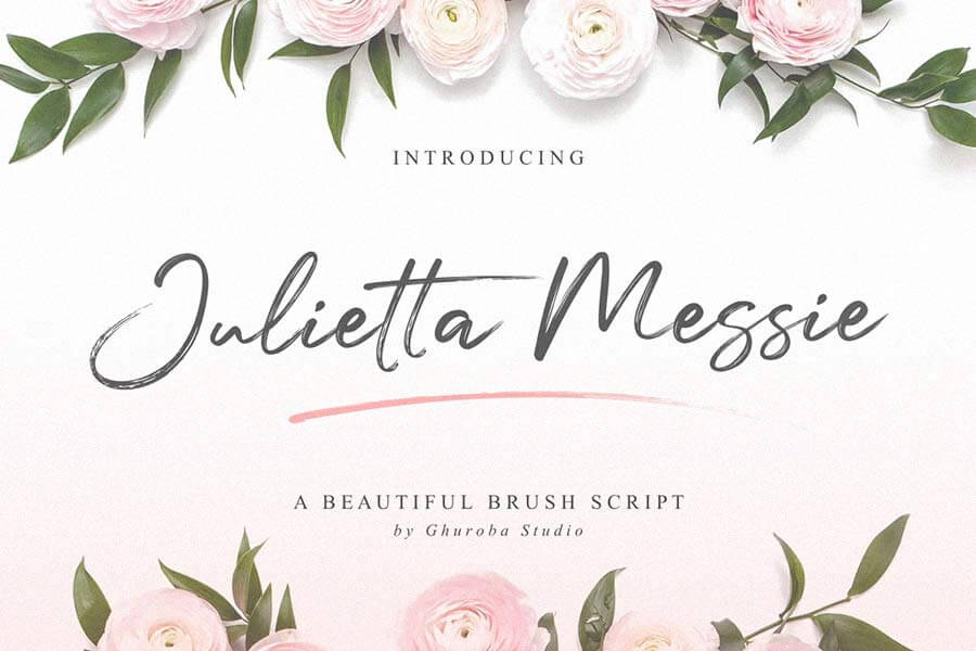 Julietta Messie Calligraphy Font