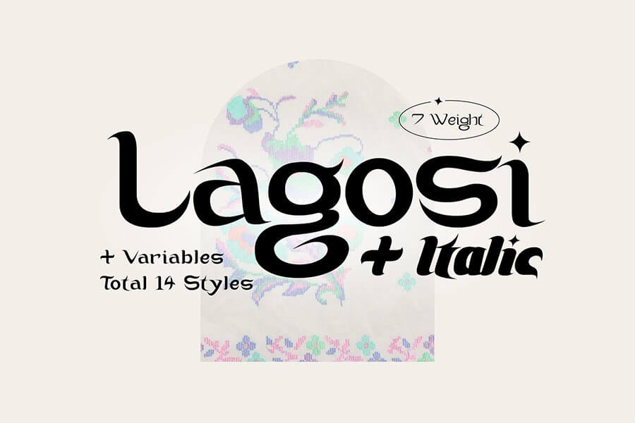 Lagosi — Free Pointed Serif Font