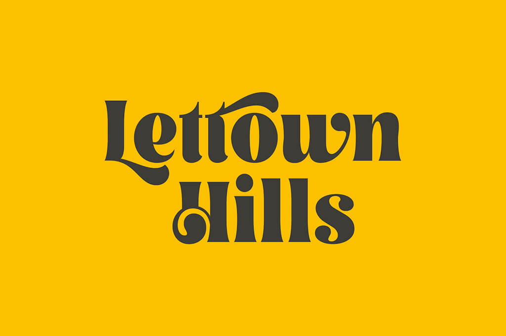Lettown Hills Display Free Font