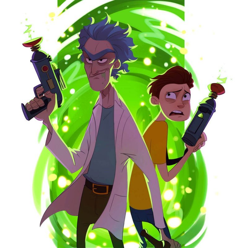 Showing What We Got: Rick and Morty Fan Art - The Designest