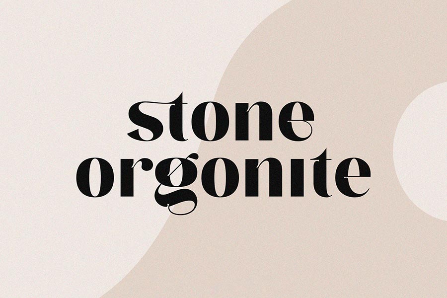 Stone Orgonite Display Font